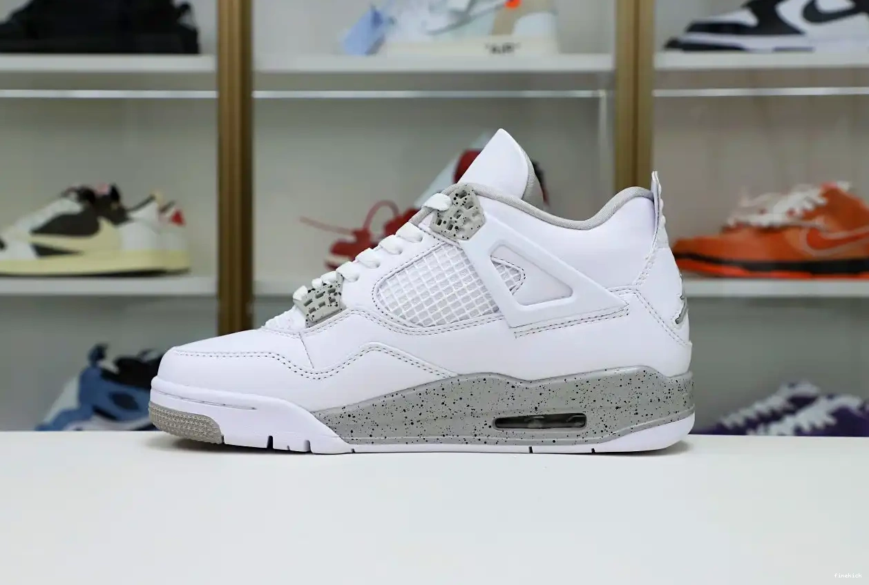OREO' JORDAN AIR 4 'WHITE RETRO 0616